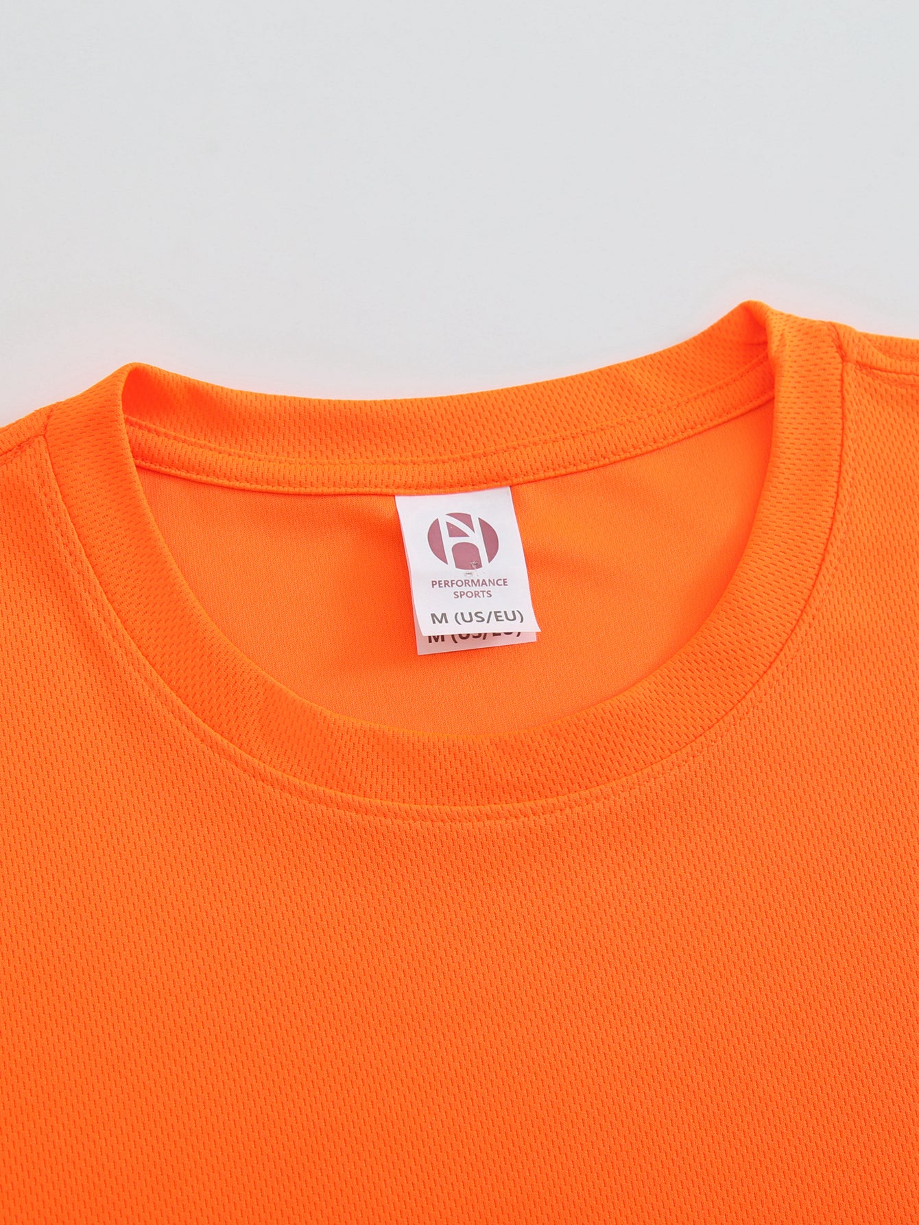 Hi-Vis Safety Orange Long Sleeve Work Shirt-Fast Shipping from Los Angeles