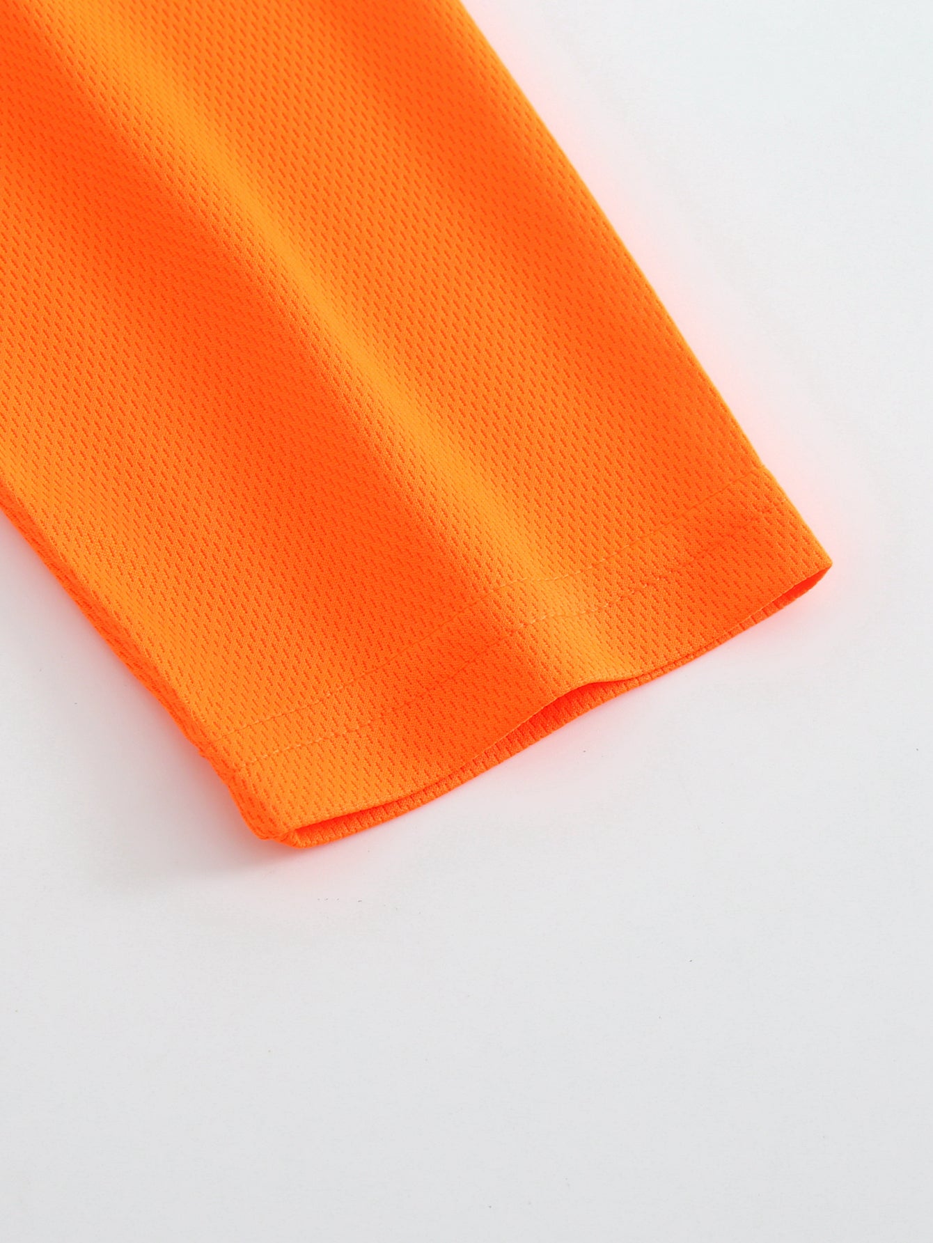 Hi-Vis Safety Orange Long Sleeve Work Shirt-Fast Shipping from Los Angeles